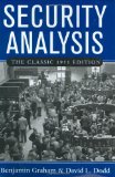Cover of Security Analysis: The Classic 1951 Edition