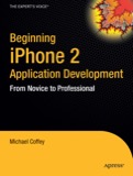 Cover of Beginning iPhone 2 Application Development: From Novice to Professional (Beginning from Novice to Professional)